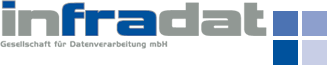 infradat.com Logo - infradat - Gesellschaft für Datenverarbeitung mbH